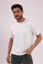 Men's White Oversize T-Shirt – Breathable, Soft Textured, Anti-Sweat, Comfortable Fit, Basic