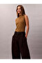 Cotton Seamed Pant Women's Black Fabric Pants - 2