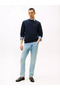 Men's Brand Logo Cotton Casual Navy Blue Sweater Mw0Mw37237 Dw5 - 2