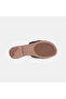Women's Brown Suede Slippers with Stone Accessories - 4