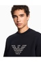 Logo Embroidered Stretch Cotton Regular Fit Crew Neck Sweat Men's Sweat Em002906 Af100 - 4