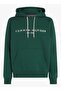 Men's Tommy Logo Printed Sweatshirt-Green - 4