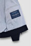 Men's Regular Fit High Collar Pure Wool Long Sleeve Navy Blue Knitwear - 6
