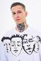 Men's Macstar Heads Oversize T-Shirt White - 2