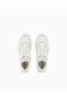 Men's Embossed Print Patterned Leather White Sneaker with Contrast Logo Detail - 3