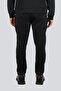 Men's Regular Fit Flexible Fabric Hooded Regular Length Black Tracksuit Set - 5