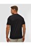 Men's Regular Fit Round Collar 100% Cotton Shark Logo Short Sleeve Navy Blue-Silver T-Shirt - 3