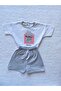 Baby Girl Summer Printed Shorts and Top Set - 6