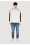 Men's Regular Fit Cotton Crew Neck Long Sleeve White Sweatshirt - 2