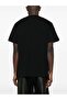 Men's Round Neck Short Sleeve Cotton Black T-Shirt - 2