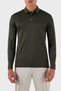 Cotton Slim Fit Long Sleeve Buttoned Polo Collar Sweat Men's Polo Collar Sweat 8N1F97 1Juv