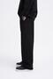Men's Basic Diagonal Baggy Sweatpants Black - 3