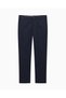 Men's Regular Waist Long Narrow Leg Pocket Detail Straight Model Navy Blue Trousers - 4
