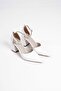 Doren Premium White Women's Heeled Shoes - 2