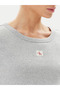 Women's Brand Logo Cotton Casual Gray T-Shirt Lv047C200G P79 - 4