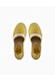 Women's Contrast Detailed Ankle Strap Straw Detailed Sole Yellow Espadrille - 3