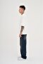 Men's Oversize Baggy Washed Jean Trousers Brown - 6