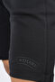 Men's Regular Fit Cotton Elastic Waist Black Shorts - 4