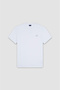 Men's 100% Cotton Logo Short Sleeve White T-Shirt - 6