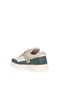 Men's Flat Sole Red Sign and Heart Patterned Multi-Colored Sneaker - 3