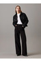 Women's Relaxed Fit Pocket Detailed Long Sleeve Denim Black Trousers - 4