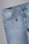 Men's Denim Regular Waist Straight Model Daily Use Gray Jeans - 5