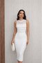 Women's Corduroy Maxi Dress Sleeveless Slim Fit Stylish Long Dress Summer Casual & Party Dress