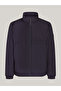 Men's Brand Logo Detailed Regular Fit Long Sleeve Navy Blue Coat - 5
