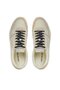 Men's Logo Regular Fit Lace-Up Casual Ecru Sneaker - 5