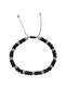 Certified Black Agate and Hematite Natural Stone Men's Bracelet - Evil Eye & Stress & Concentration & Strength - 5