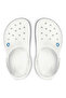 Crocband Unisex White Slippers - 4