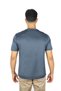Men's Cotton Short Sleeve Round Neck Blue1 T-Shirt - 2