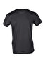 Men's Comfortable Navy Blue T-Shirt with Brand Logo - 4