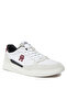Men's brand lace-up non-slip sole daily white sneaker with logo