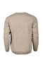 Men's Long Sleeve Casual Regular Fit Beige Sweater - 4