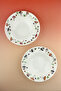 Mushroom 2 Porcelain Pasta Plates