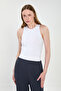 Women's crew neck bodysuit - white - 2