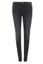 Women's Slim Fit Regular Waist Cotton Black Pants