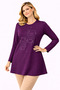 Women's Combed Cotton Tunic for Middle-Aged and Older Mothers 4747 - 3