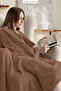 Wellsoft Tv Blanket |   Ultra Soft & Lightweight |   Plush - Fleece |   130 × 170 cm - Mocha - 2