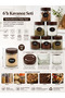 6-Piece Labeled Striped Glass Jar Spice Rack Set – Spice Storage Container with Plastic Sealed Airtight Lids 6 X 500 ml - 2