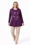 Women's Combed Cotton Tunic for Middle-Aged and Older Mothers 4745 - 4