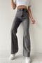 Smoked Lycra Wide Leg Jeans Loose Wide Leg Jeans