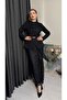 Imported K Crepe D Lace Fabric K Belt I D Mock Neck a Lined Jacket Skirt Special Design Top and Bottom Set - 5