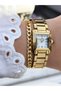 Yellow Steel Cord Women Wristwatch Fm8828A-B 3Atm Water Resistant 2 Years Warranty Giftpacked