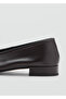 Flat Bottom Leather Shoes - 3