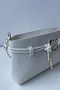Gold Buckle Baguette Women's Shoulder Bag |   Forel - 3