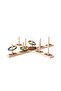 Wooden Ring Toss Game - Educational Distance Intellect Box Game - 3