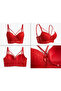 Red Bra with Padded Bralette and Rope Straps - 2