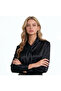 Women's Satin Shawl Detail Blouse